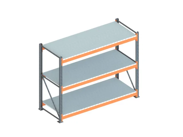 Breedvakstelling Basisveld 2200x2870x1100mm 3 Stalen Legborden 2400kg