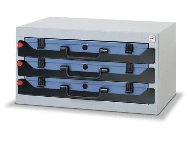 Opslagtoren Met Assortimentskoffers Plaatstaal Voll. Uittrekb.