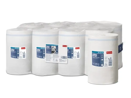 Poetsrol Tork M1 101221 2-laags 21.5x75m 11 Rollen Wit