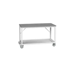 werkbank,verrijdbaar,HxBxD 930x1500x800mm,linoleumblad