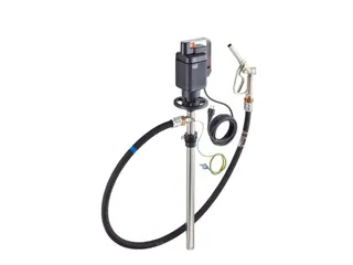 Vatpomp Set Oplosmiddelen Niro Dompeldiepte 1000mm Slang Tappistool - 6