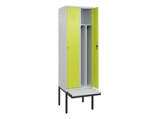 locker voor scheiding van kleding,HxBxD 2120x600x815mm,2vak - 2