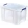 Opbergdoos Transparant 36 Liter 3 Stuks