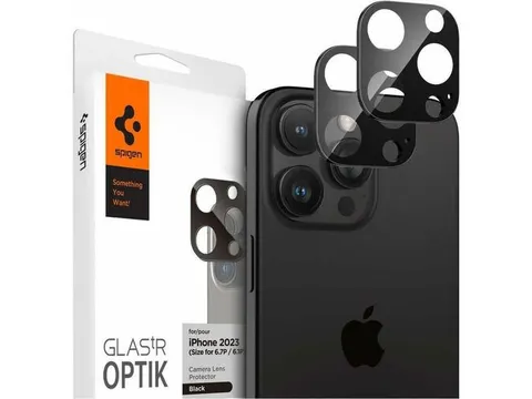 Spigen Lensbeschermer AGL05273 IPH14PMAX/14P tROptik Zwart 2 stuks