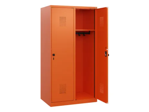 schoollocker,HxBxD 1530x800x500mm,2vak,vak B 400mm,draaigrendel