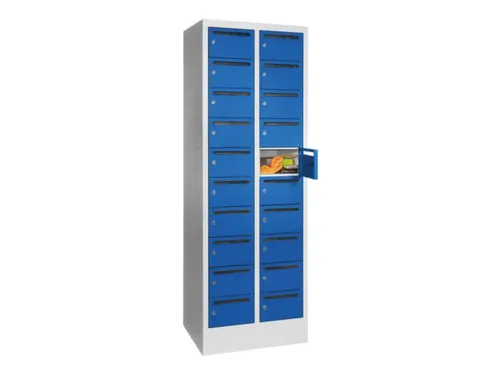 Postsorteerkast 1850x630x500mm 2x10 Vakken Ral7035 Front Ral5010