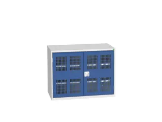 universele kast,HxBxD 800x1050x550mm,2xStalen bodem,draaigrendelslot - 1