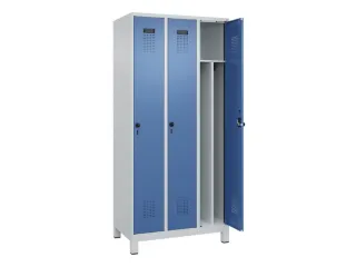 locker voor scheiding van kleding,HxBxD 1950x900x500mm,3vak - 1
