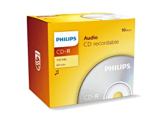 CD-R Philips 80Min audio JC (10) 700MB - 2