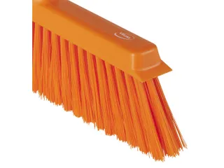 Vikan Hygiene medium veger Oranje stofblik lange steel 250mm - 5