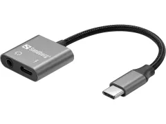 Usb-C Audio Adapter Pd65W 136-67 grijs