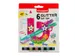 Feutre Bruynzeel Kids Glitter set 6 couleurs