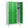 schoollocker,HxBxD 1630x900x500mm,3vak,vak B 300mm,draaigrendel,voeten