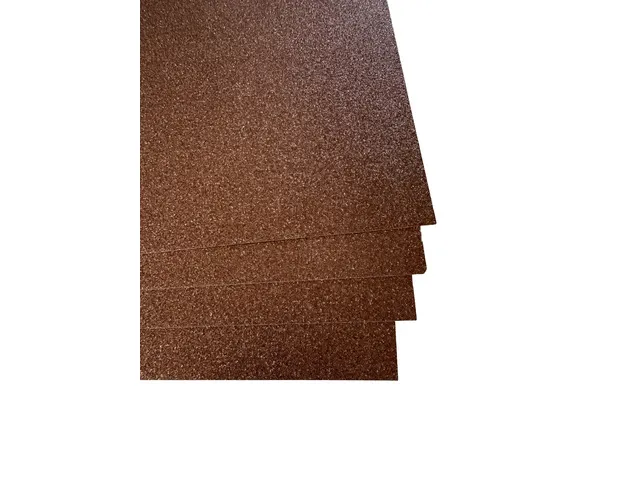 Carton pailletté Kangaro 50x70cm marron rustique 10 feuilles