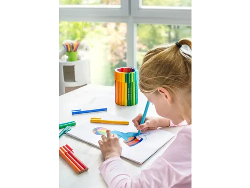 Kleurstiften Faber-Castell Connector assorti cadeauset à 80 stuks