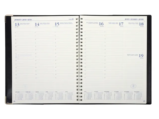 Agenda 2027 Ryam Executive Nappa 7dagen/2pagina's ringplastic zwart