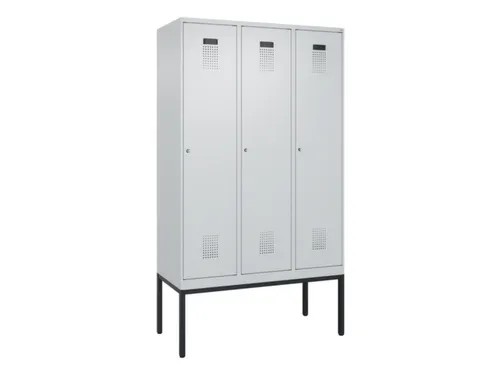 locker voor scheiding van kleding,HxBxD 2120x1200x500mm,3vak