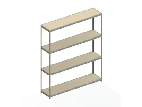 breedvakstelling,grondveld,HxBxD 2970x2504x600mm,vakl. 400kg