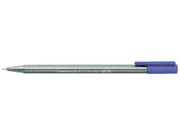 Fineliner Staedtler Triplus 334 blauw 0.3mm