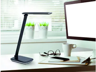 Bureaulamp MAUL Jazzy LED voet dimbaar + USB-poort zwart - 6