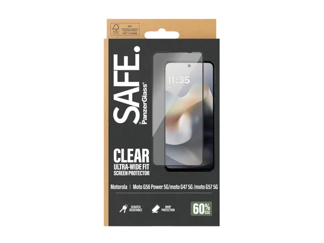 PanzerGlass SAFE. by Screen Protector Motorola Moto G67 Power 5G |