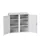 universele kast,HxBxD 1000x1050x550mm,4xStalen bodem,draaigrendelslot