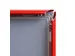Cadre clipsable A1 Coins droits 25mm Rouge RAL3020
