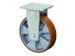 Roulette Fixe Force 200Kg Diam. X Larg. 100X40Mm Fonte Polyuréthane