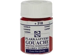 plakkaatverf Extra Fijn flacon van 16 ml, karmijn