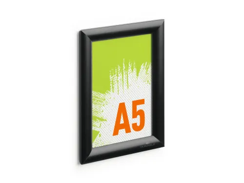 Kliklijst aluminium A5 Zwart
