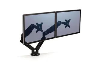 Monitorarm Fellowes Platinum Series dubbel horizontaal zwart - 2