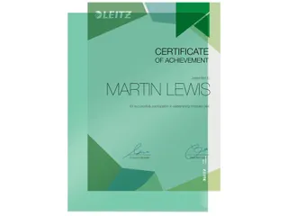 L-map Leitz premium A4 0.15mm PVC groen - 3