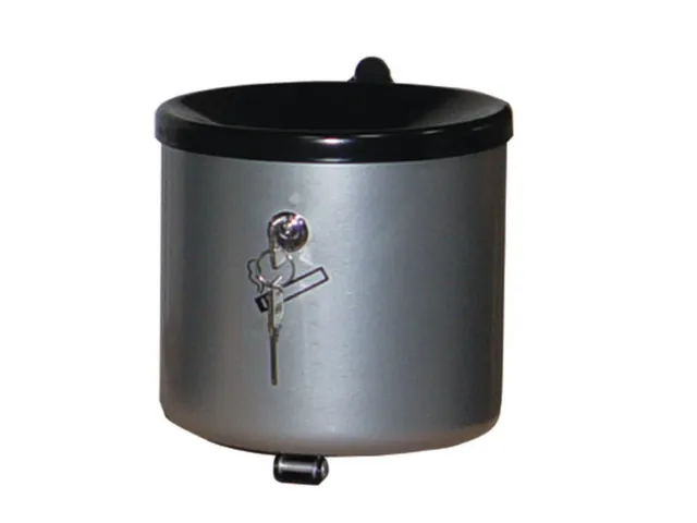 Veiligheidswandasbak Zilver 2.4 liter 145x150mm Kantelbaar Slot