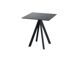 bistrotafel,HxBxD 730x700x700mm,rechthoekig,4voeten zwart - 1