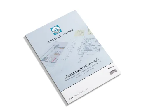 Ontwerpblok Glama Transparantpapier 25049 A3 102 gram 50 vel