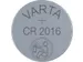 Batterij Varta knoopcel CR2016 lithium blister à 5 stuks