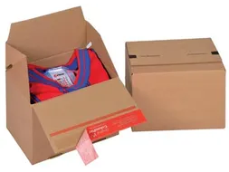 Eurobox Size S, binnenformaat 195x145x140mm, bruin