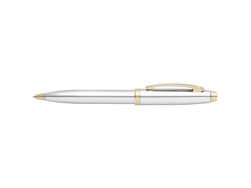 Balpen SHEAFFER 100 E9340 Bright chrome gold tone