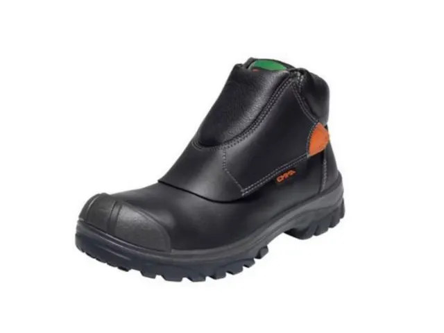 Emma Vulcanus hoge S3 lasschoenen, SRC, HRO, zwart, maat W-43, per paa