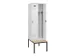 locker met bank,voor scheiding van kleding,HxBxD 2120x600x815mm,2vak