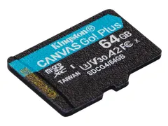 64GB microSDXC Canvas Go! Plus Gen4 200R A2 U3 enkel pakket zonder ada