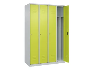 locker voor scheiding van kleding,HxBxD 1850x1200x500mm,4vak - 2