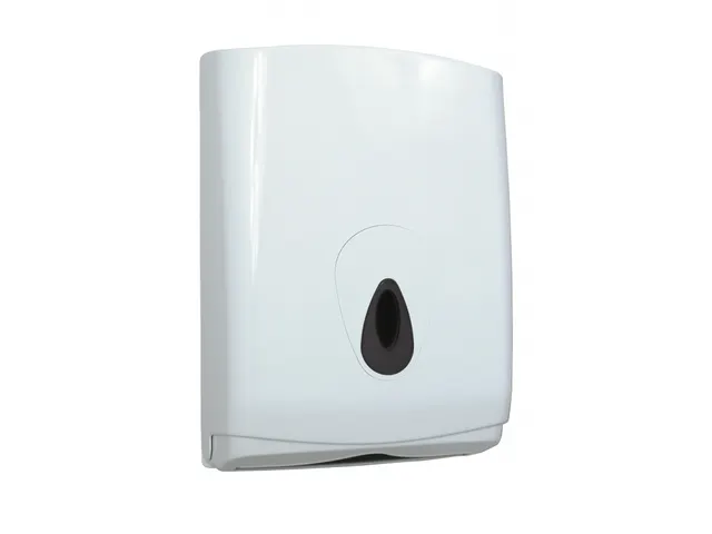 Handdoekdispenser Midi Kunststof Wit C-vouw Z-vouw