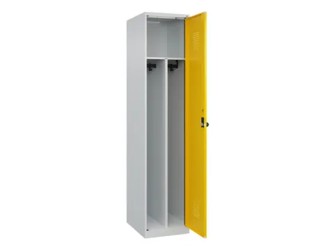 locker voor scheiding van kleding,HxBxD 1850x400x500mm,1vak