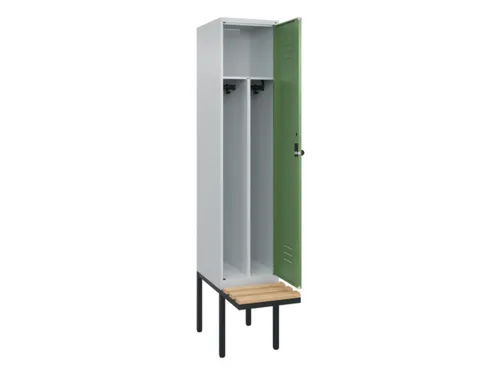 locker voor scheiding van kleding,HxBxD 2120x400x815mm,1vak