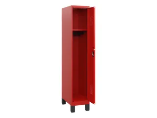schoollocker,HxBxD 1630x300x500mm,1vak,vak B 300mm,cil.-slot,voeten - 1