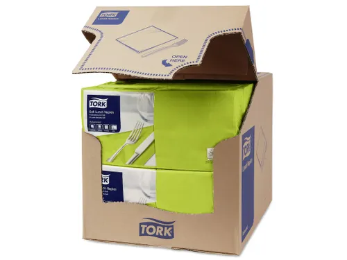 Tork 477860 Soft Lunchservet Advanced Limoen 33x33cm
