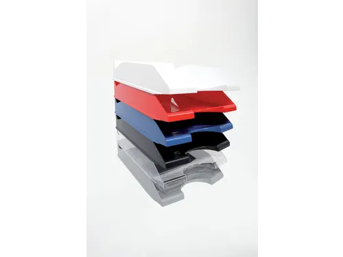 Brievenbak Quantore Zwart Stapelbaar Gerecycled A4