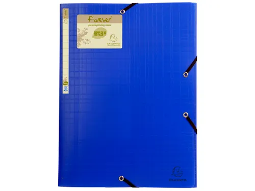 Elastomap 3 kleppen polypropyleen 7/10de Forever PP - A4-Geassorteerd