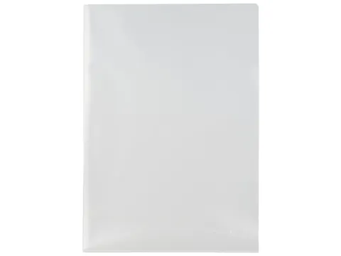 L-map, ft A4, PP 0.09mm, gekorreld, doos van 100 stuks